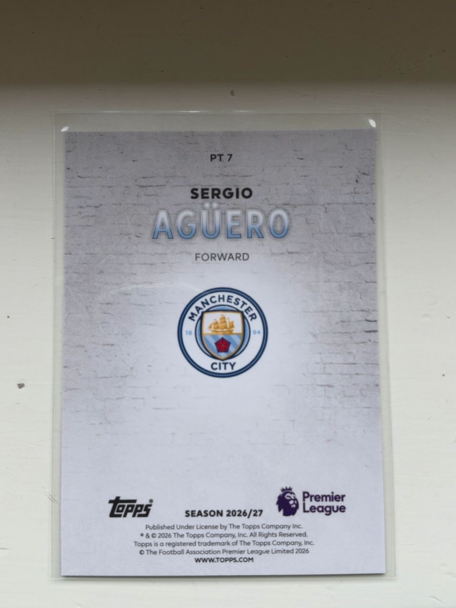 Topps Cartes à collectionner: Sérgio Agüero  – Neuf (Voir description) à SAXON par Mic_9 1