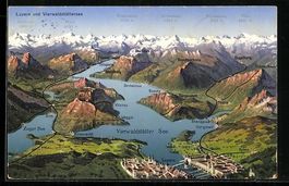 Luzern, Blick auf den Vierwaldstätter S