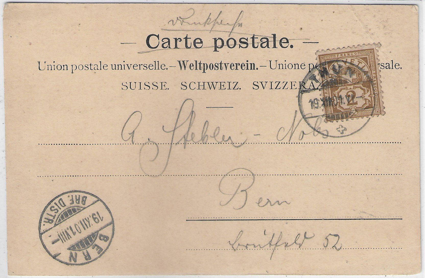 Cartoline postali: Gruss aus Thun - Die Burg – Usato da Ettingen venduto da Kartenplanet 1