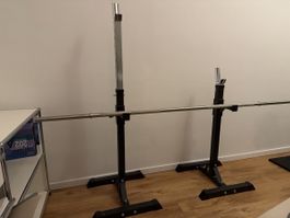 Rack für Brust, Squat und Kreuzheben