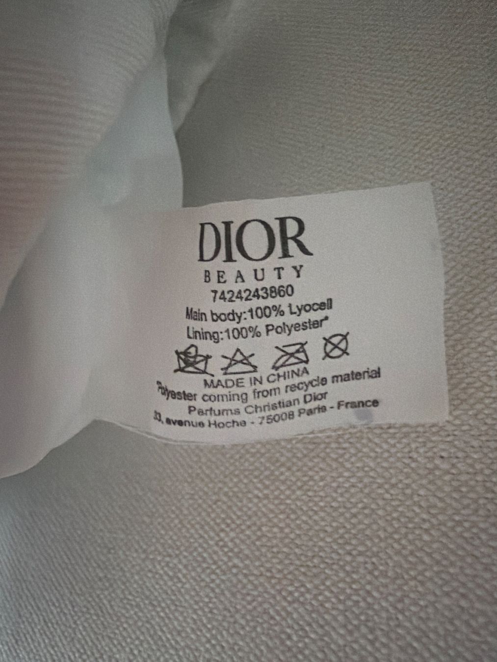 Dior Kosmetikkoffer: Dior Weißer Make-up-Beutel – Gebraucht aus Adligenswil von goverla11 2