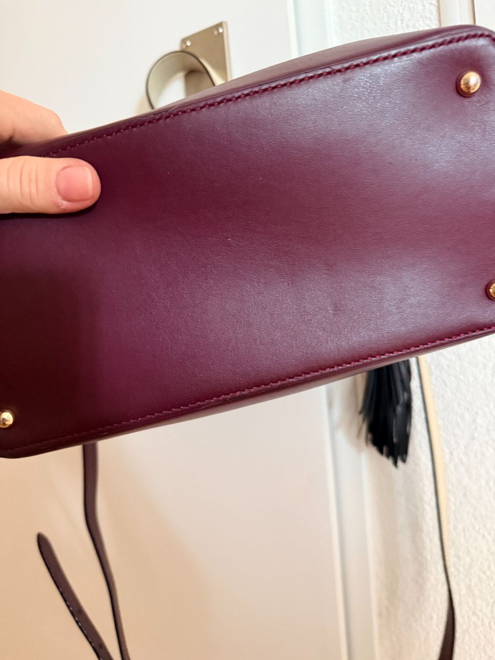 Lancel Borse da donna: LANCEL Handtasche Leder Bordeaux/Beige – Usato da Nuerensdorf venduto da ghi_b7xs 2