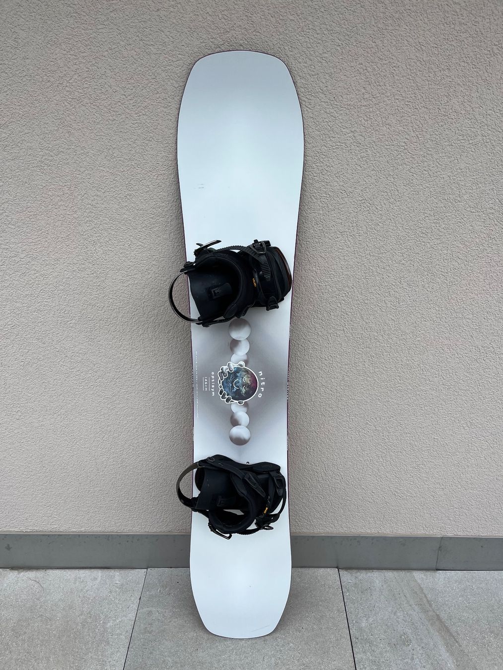 Snowboard Nitro Board: Snowboard Nitro Optisym 146 cm mit Vibram Bindung – Usato da Hildisrieden venduto da ste_8mcc