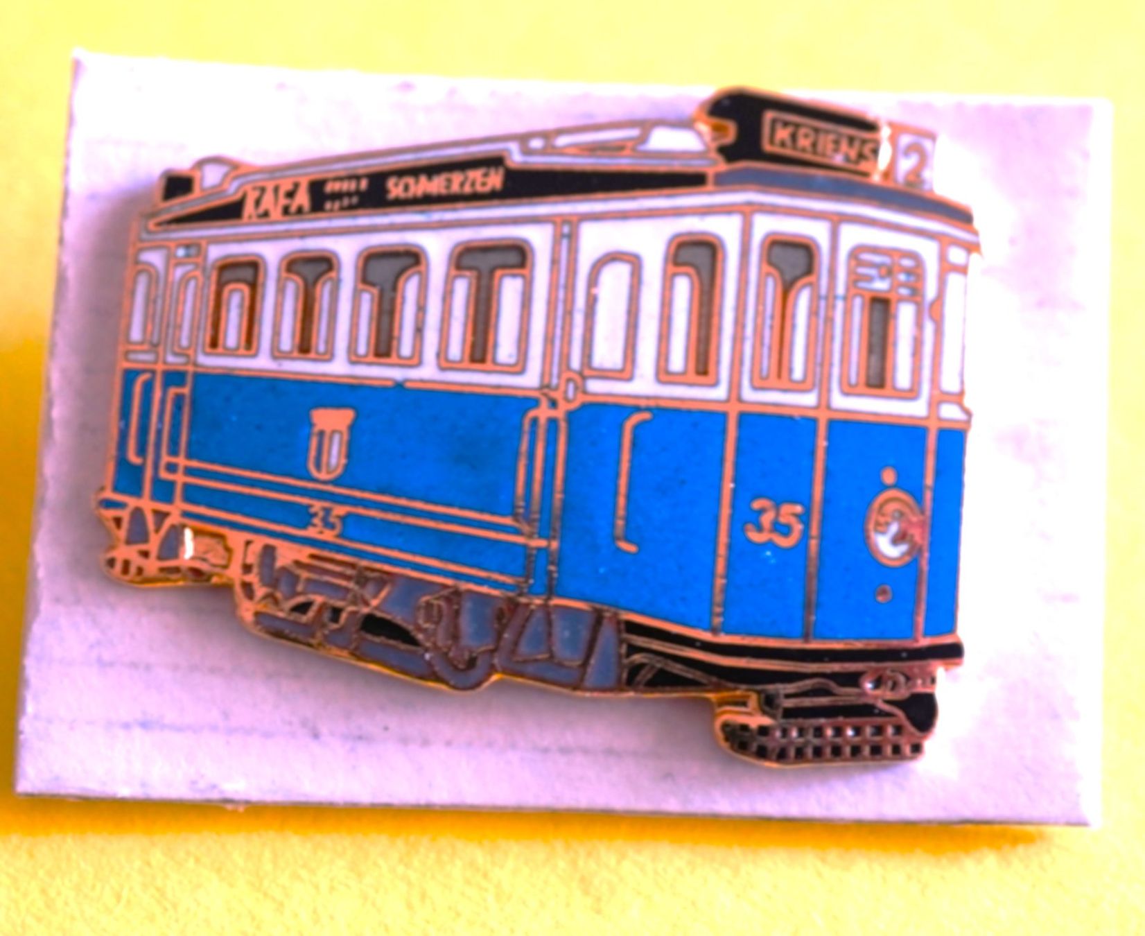 Plaketten & Abzeichen: Pin Tram Kriens Nr.491 – Gebraucht aus Worb von worb01