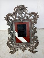 Antiker Bilderrahmen Metall 940 Gr. Barock Stil kleine Makel