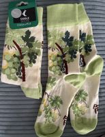 Coole Socke Traubenmuster Baumwolle Grösse 37-44 neu