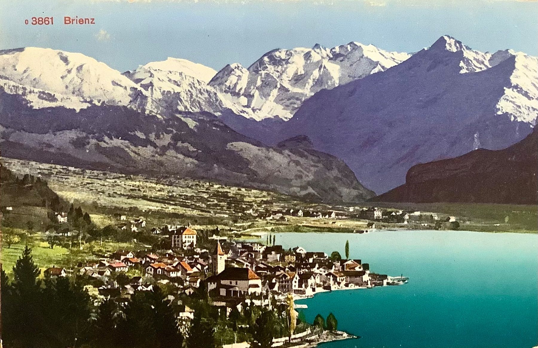 Ansichtskarten: BRIENZ - Brienzersee Berner Oberland & Alpenpanorama – Gebraucht aus Root von ENGLAND-TREASURES 1