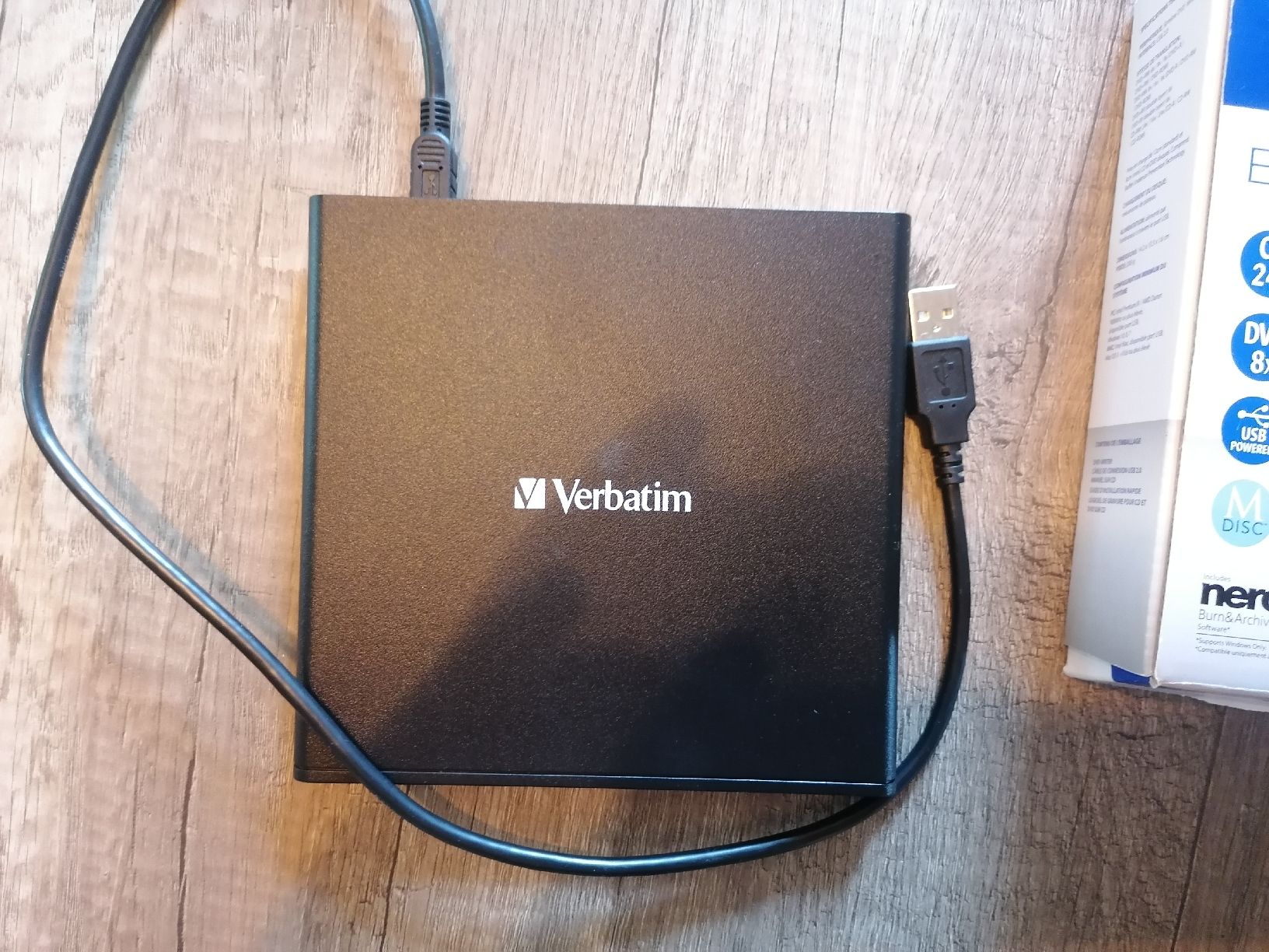 Verbatim Sistemi audio & multimediali: Verbatim Externes Slimline CD/DVD Writer USB – Usato da Luzern venduto da chr_ny72 2