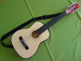 Kinder GITARRE Holz, 75cm, 6Saiten. Marke Bontempi