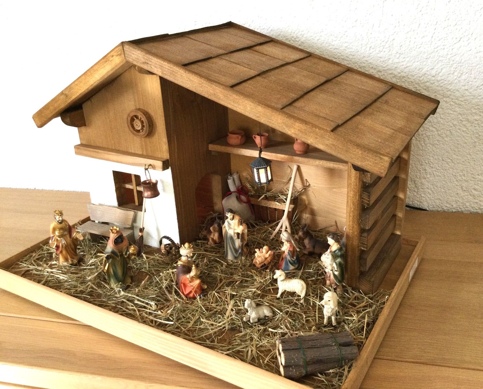Articoli in legno: Weihnachtskrippe C handgefertigt neu 60% Rabatt – Nuovo (secondo la descrizione) da Aarwangen venduto da hescho54 2