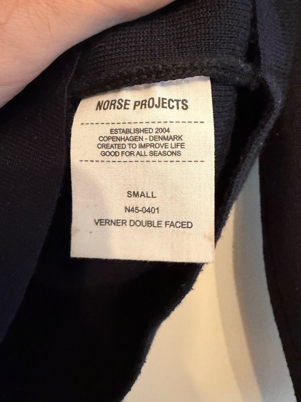 Norse Projects Pullover & Sweatshirts: Norse Projects Verner Double Faced Pullover Schwarz – S – Gebraucht aus Affoltern am Albis von AussieRules 3