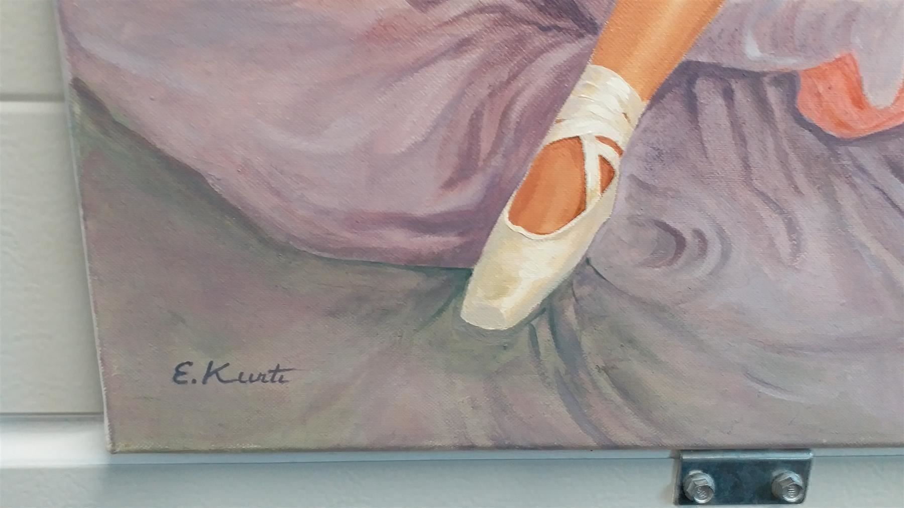 Dipinti: E.Kurti "Ballerina" Oelgemälde – Usato da Zürich venduto da Galerie-Kunst 1