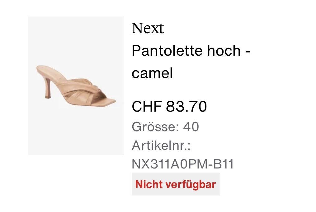 Next Scarpe da donna: High Heels (Sommerschuh offen) – Nuovo (secondo la descrizione) da Seengen venduto da Noelia_St 4