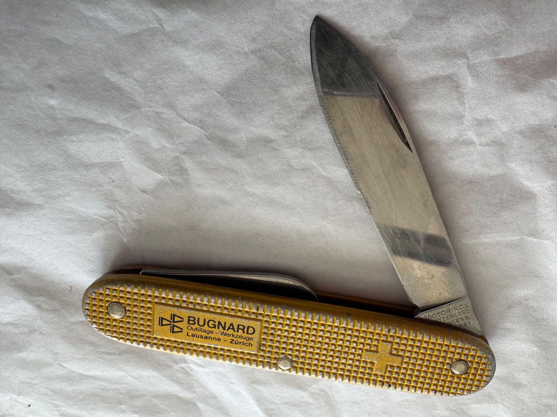 Victorinox Coltelli tascabile: Bugnard Alox Lausanne Victorinox Sackmesser – Usato da Kestenholz venduto da Sackmesser67 1