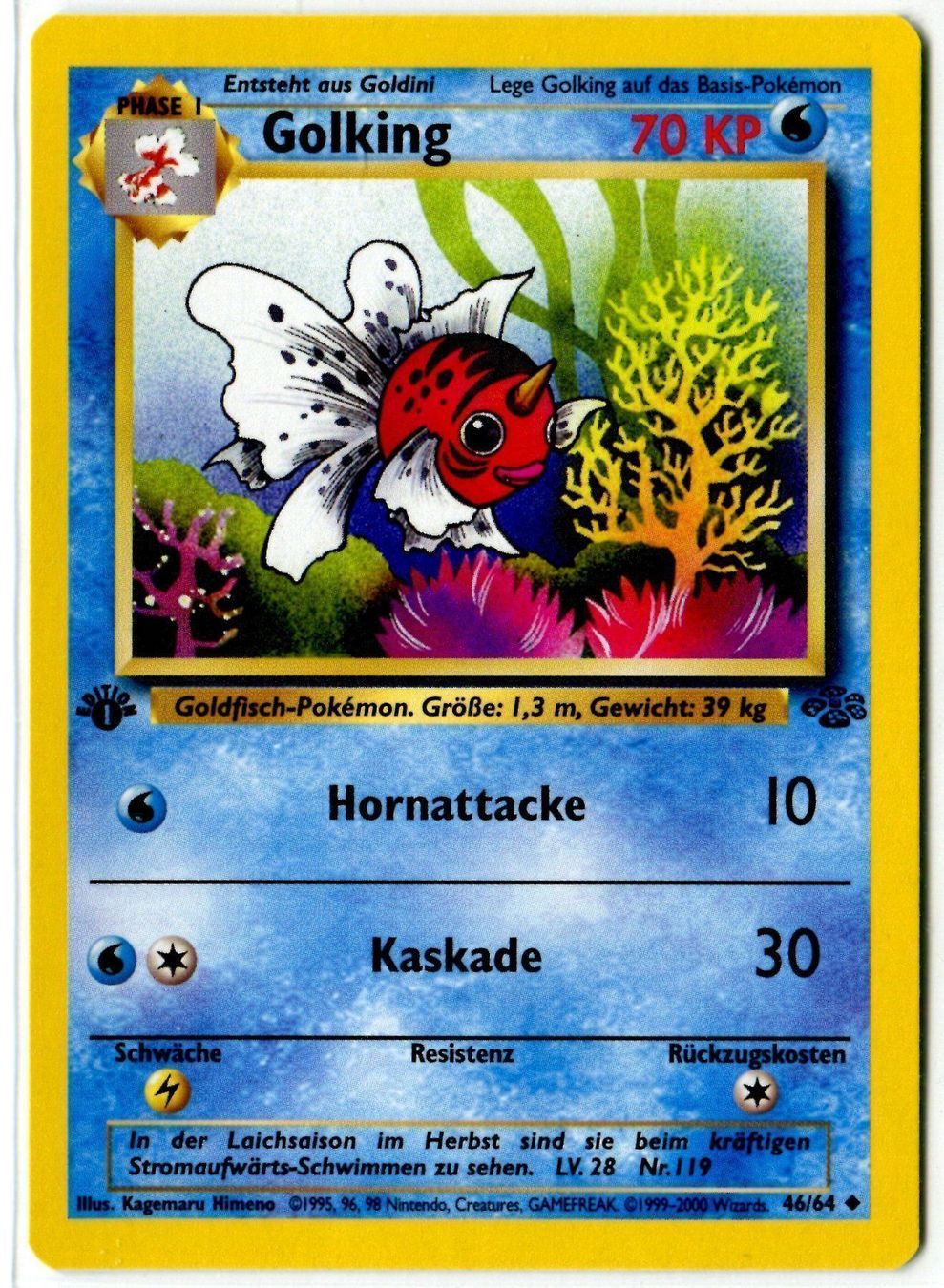 Pokémon Carte collezionabili: Golking Dschungel 1.Edition 46/64 Deutsch MINT – Nuovo (secondo la descrizione) da Dornach venduto da Deco89