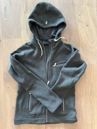 Peak Performance Fleece Jacke Gr. S in oliv 