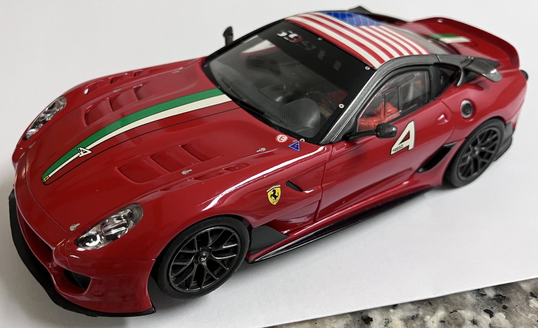 Carrera Piste: Carrera Evolution 132 - Ferrari 599XX Racing Days "No.4" – Usato da Ebikon venduto da berog