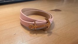 Armband Paul Hewitt Leder rosa Anker Gold Farbe