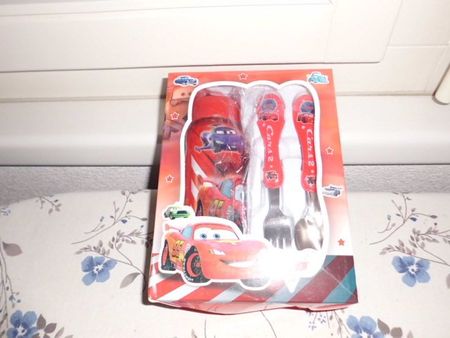 Cars Set: Trinkflasche, Gabel und Löffel - Neu im Angebot!