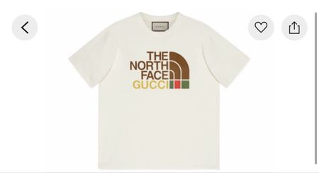 Gucci X The north face t-shirt