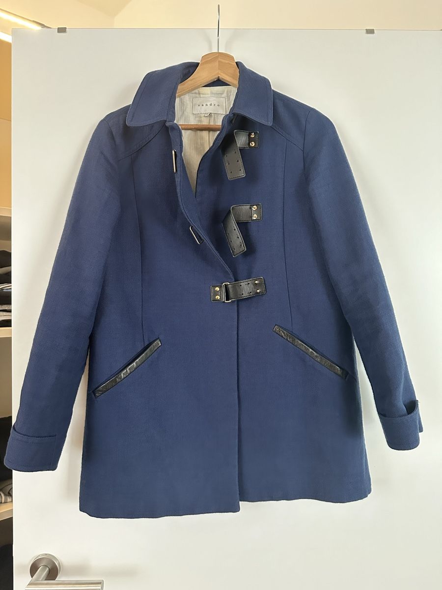 Sandro Manteaux: Sandro leichter Mantel blau – D'occasion à Zürich par domeldidom