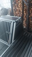 Hundetransportbox Aluminium  Massiv mit Gebrauchsspuren