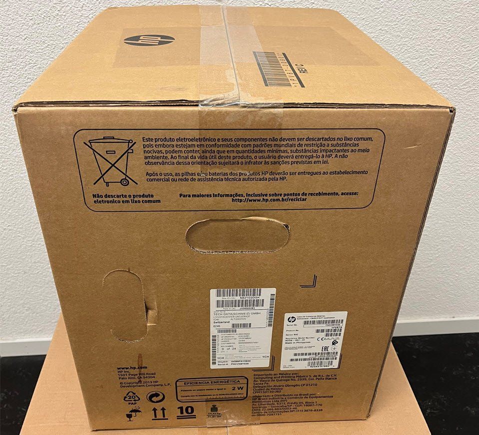 Hewlett Packard Drucker: HP LaserJet Enterprise M507dn, Neu/Originalverpackt – Neu und originalverpackt aus Glattbrugg von copytron 3