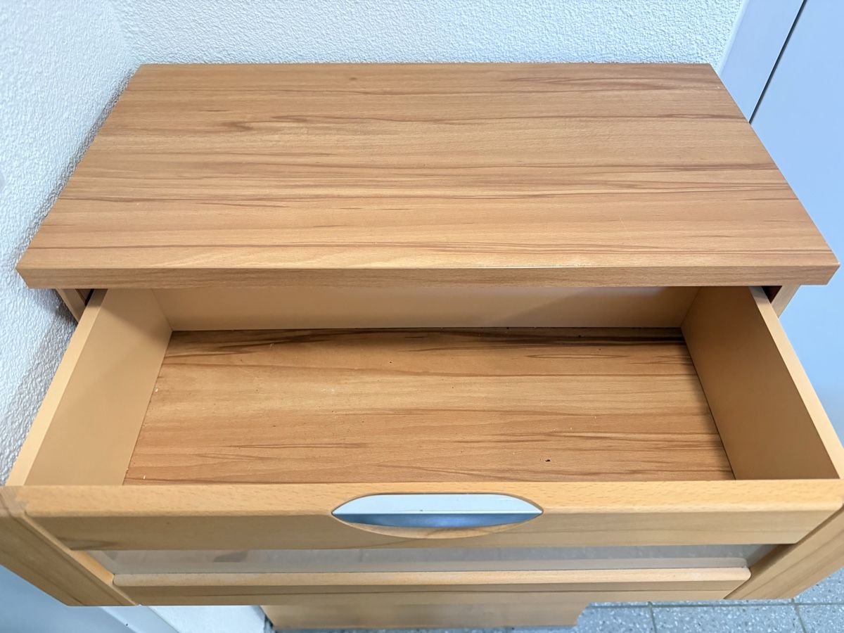 Kommoden: Schuhmöbel Buche mit Schublade und 2 Klappen – Gebraucht aus Sursee von Betlaze 2