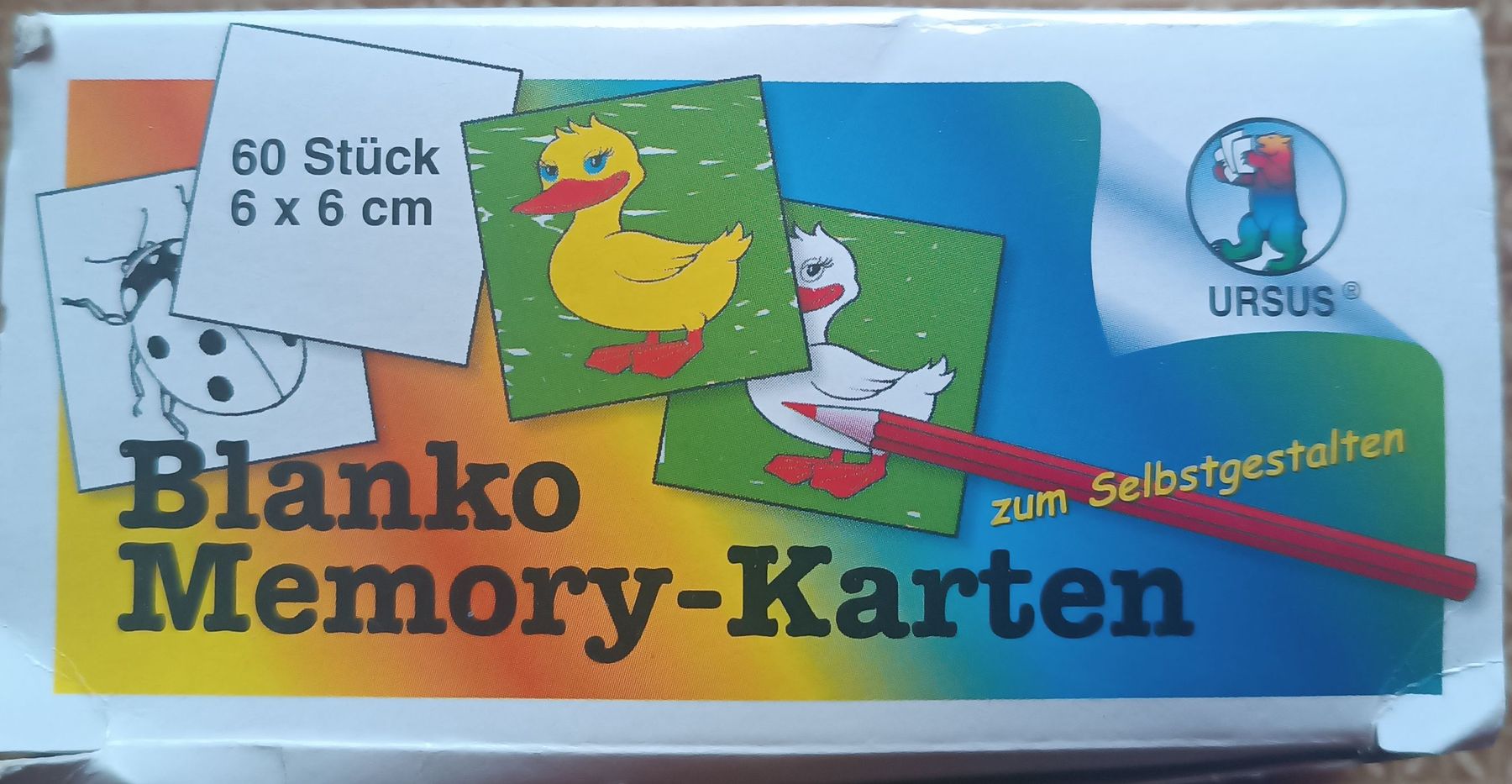 Spiele: 60 Cartes Memory vierges à personnaliser – Neu und originalverpackt aus Cornaux NE von Mimi983