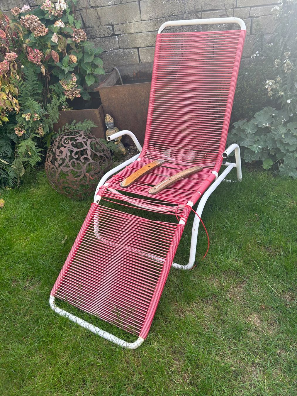 Sedie a sdraio: Spaghetti Gartenliege Schweizer Designklassiker – Usato da Benglen venduto da itleaw 1