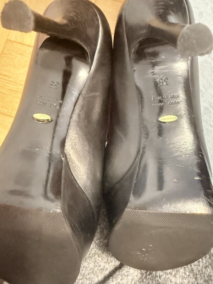 Sergio Rossi Scarpe da donna: Sergio Rossi black leather pumps – Usato da Genève venduto da iri_f78b 4