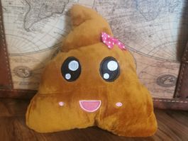 Kissen Emoji Lady *NEU* Plüsch Poo