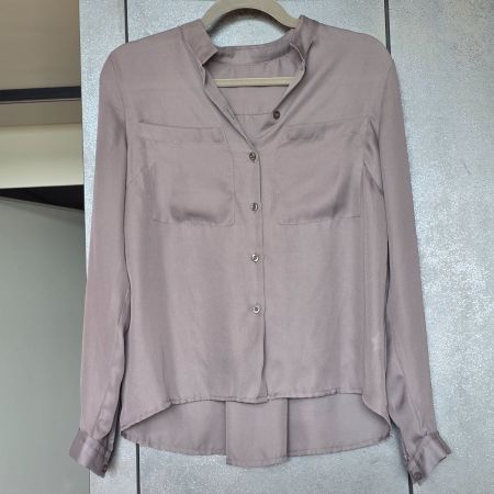 🐸 HEINE BLUSE S - M LUFTIG LEICHT TAUPE TOP ZUSTAND
