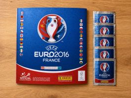 Panini Euro 2016 Leer-Album mit 5 Päckli Austria Version