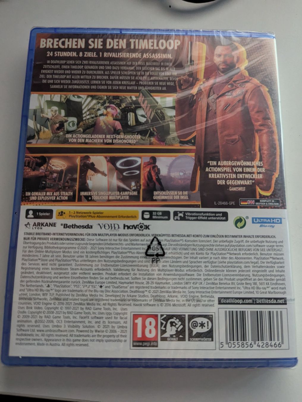 Sony Giochi: Deathloop PS5 (D), Neu & OVP Playstation Game – Nuovo e nell'imballaggio originale da Hünenberg See venduto da SpecialEditionGaming 1