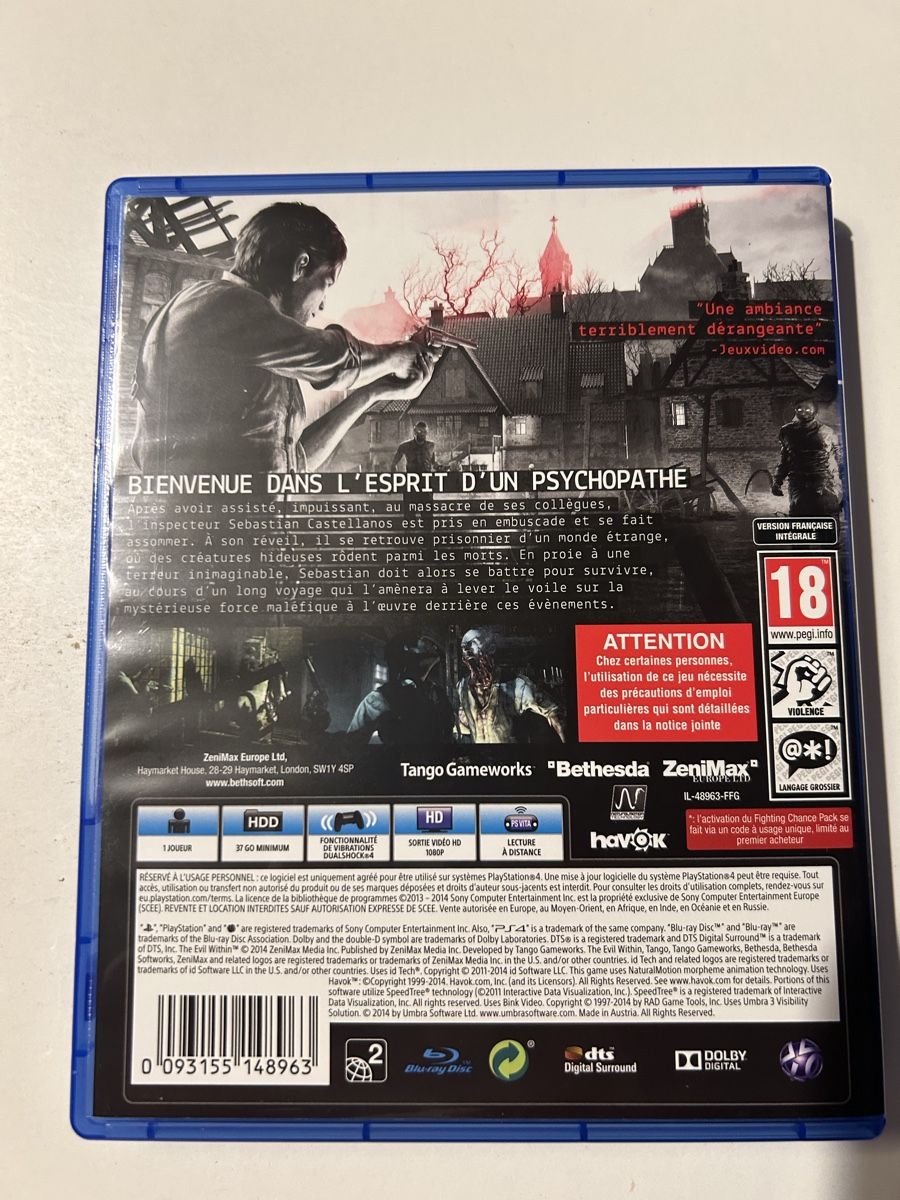 Spiele: The Evil Within limited edition FRA – Gebraucht aus Pully von PongDayOne 8
