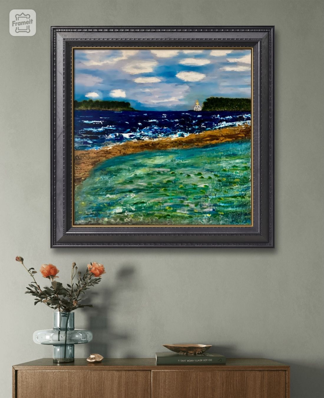 Gemälde: Heimweg   Oil Bild Leinwand Kunst Doks – Neu und originalverpackt aus Beromünster von dok_b8mf