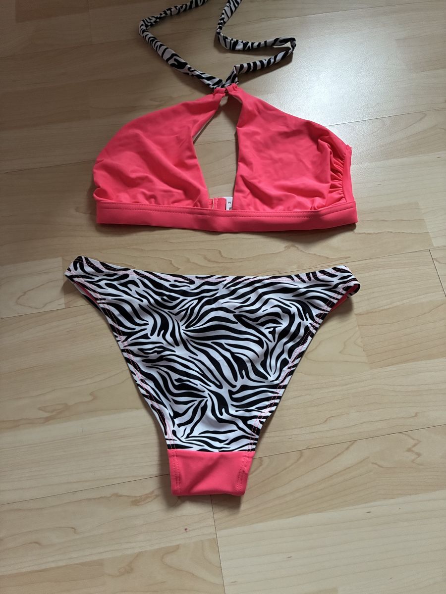 Costumi da bagno & Bikini: Sommerlicher Bikini, Pink/Zebra, Grösse S - Hingucker! – Nuovo e nell'imballaggio originale da Haag (Rheintal) venduto da 2026Top 3