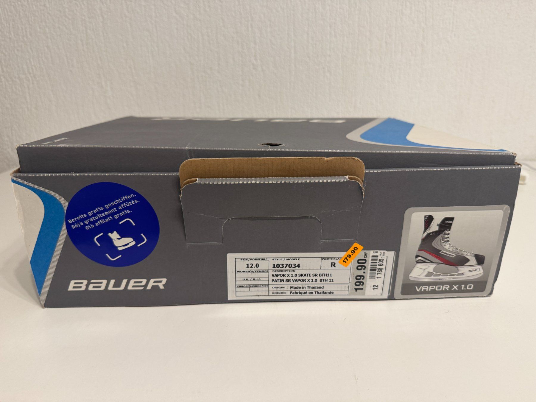 Bauer Pattini da ghiaccio: Bauer Schlittschuhe inkl Kufen schutz – Nuovo (secondo la descrizione) da Bülach venduto da Antonio97 4