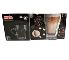 MAXIM 2 Kaffee-Tee-Gläser 270 ml neu ovp
