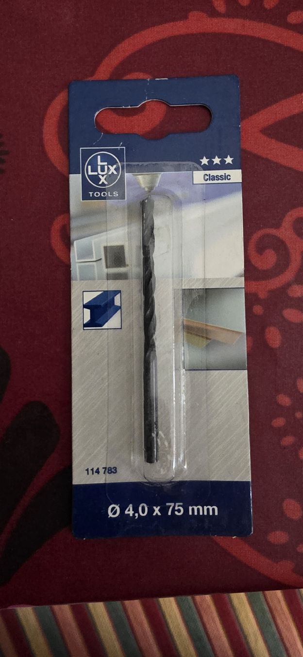 Lux Trapani: LUUX Tools Bohrer, 4,0 x 75 mm Durchmesser - Neu! – Nuovo e nell'imballaggio originale da Allschwil venduto da Ntt01