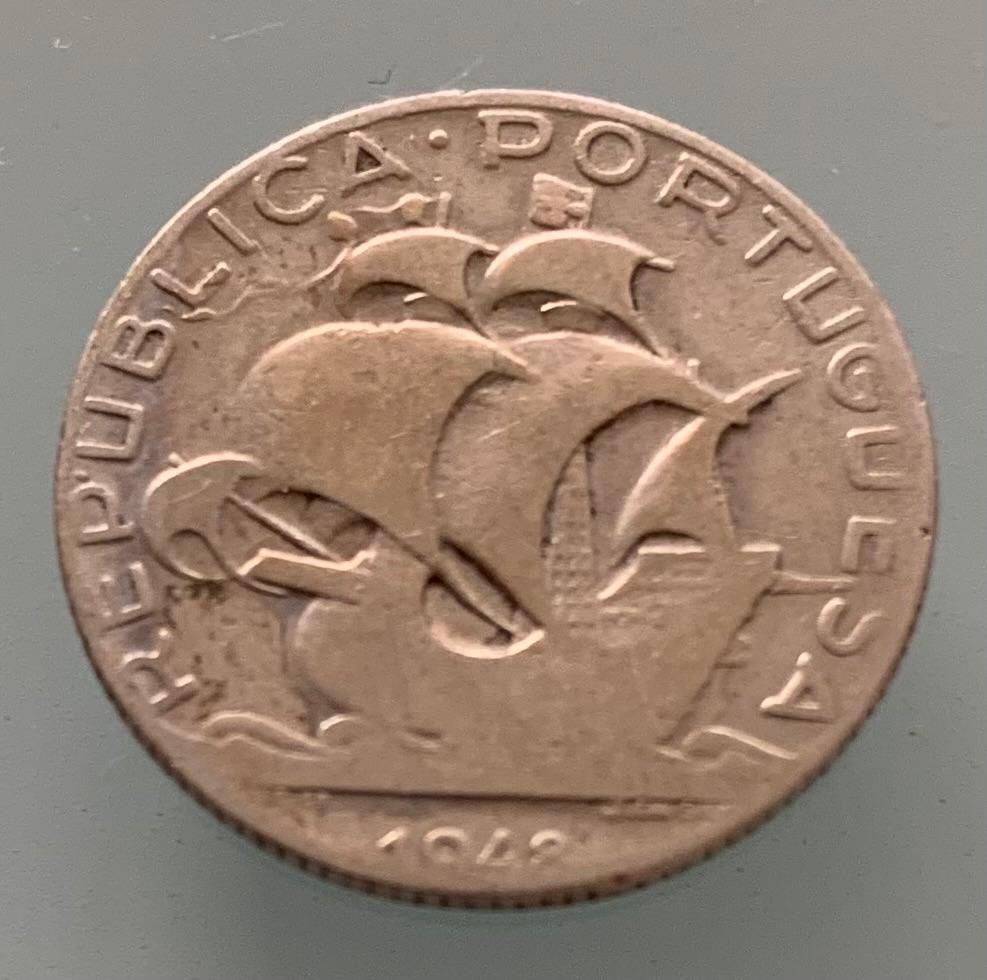 Tutti le monete: PORTUGAL 2,5 Escudos 1948 SILBER – Usato da Brügg BE venduto da mcakinho