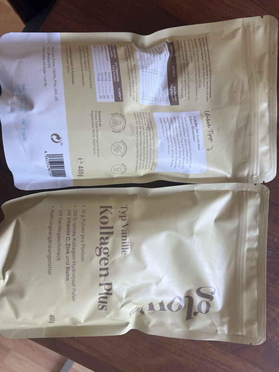 Cibi & Specialità: Glow Kollagen Plus Vanille ungeöffnet – Nuovo e nell'imballaggio originale da Erlenbach ZH venduto da ari_l7vp