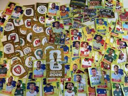 FIFA World Cup 2026 Sticker - viele Wappen, Teams, Spieler