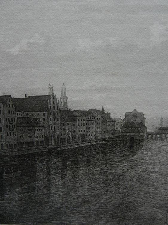 Incisioni: Zürich Schipfe Limmat – Usato da Risch venduto da Rischli15 5