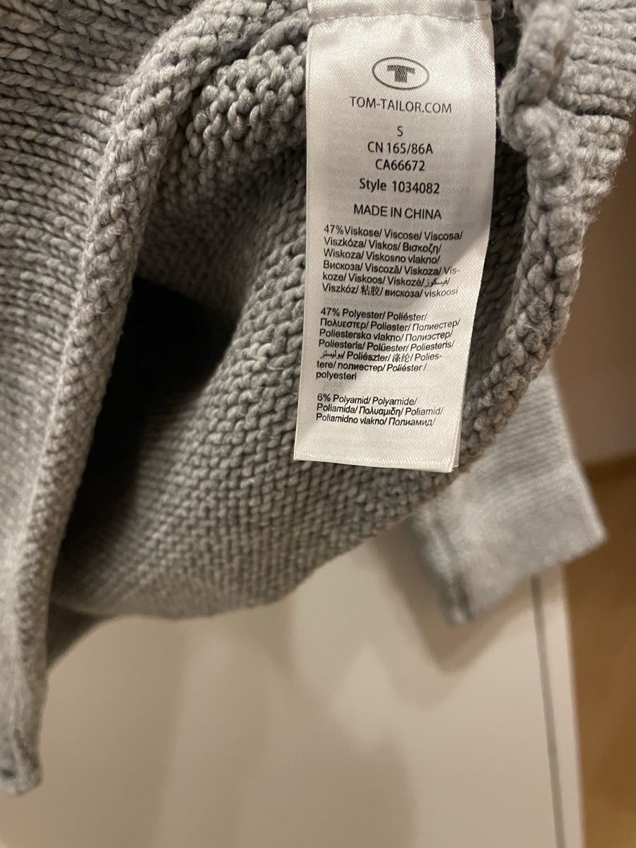 Tom Tailor Maglioni & Felpe: Tom Tailor Strickpullover, Gr. S, grau – Nuovo (secondo la descrizione) da Malix venduto da fred_59 2