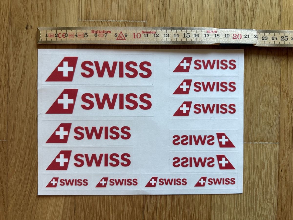 Sticker: Swiss Sticker Set – Nuovo (secondo la descrizione) da Bremgarten b. Bern venduto da airline-trolley 1