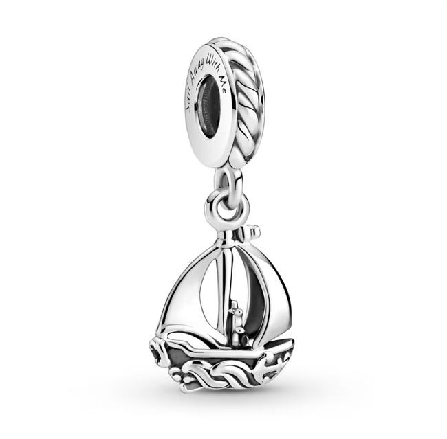 Pandora Ciondoli: Original Pandora Charm Bead Anhänger Segelbot – Nuovo e nell'imballaggio originale da Rüfenacht BE venduto da Milena_1