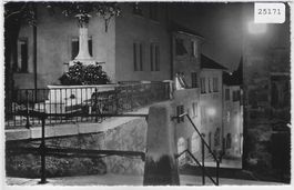 Geneve - La Rue du Perron la nuit