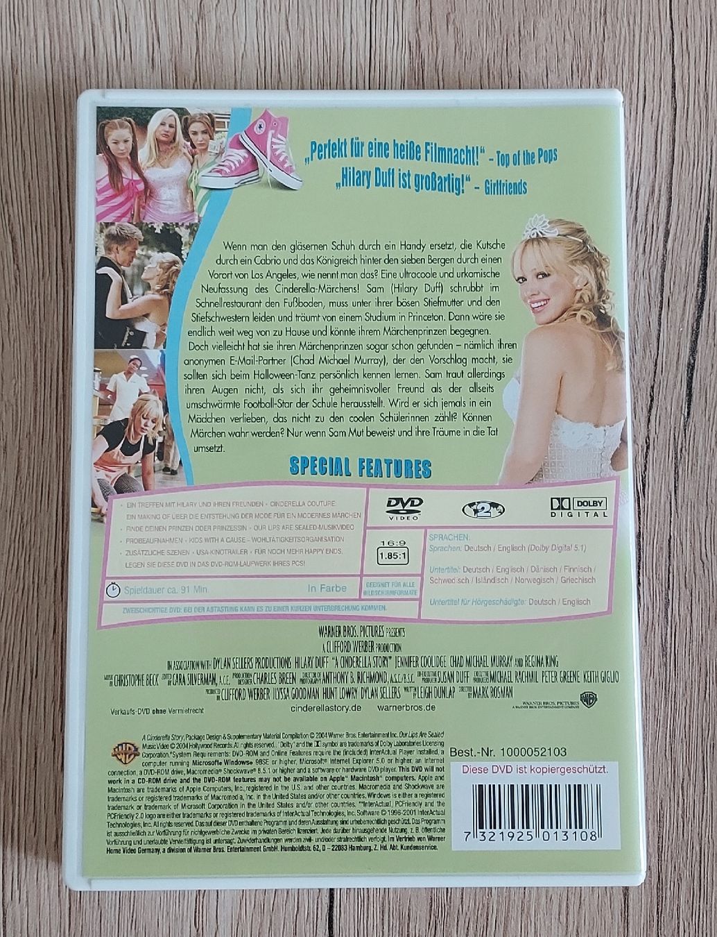 Tutti i DVDs: DVD: Cinderella Story – Usato da Altstätten SG venduto da Jess_R 1